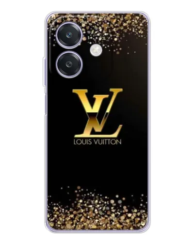 Чехол для OPPO A3x с картинкой «LV — золотые искры»