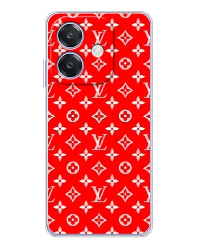 Чехол для OPPO A3x с картинкой «Яркий паттерн LV»