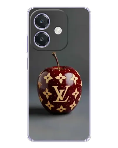 Чехол для OPPO A3x с картинкой «Красное яблоко LV»