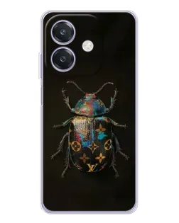 Чехол для OPPO A3x с картинкой «LV — мраморный принт»