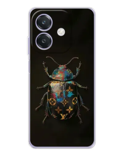 Чехол для OPPO A3x с картинкой «LV — мраморный принт»