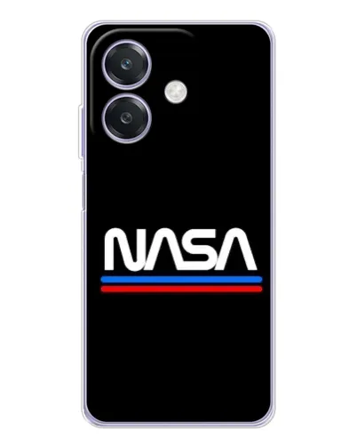 Чохол для OPPO A3x з картинкою «NASA — класика Red Blue»