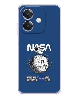 Чохол для OPPO A3x з картинкою «NASA — місячна місія»