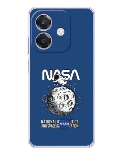 Чохол для OPPO A3x з картинкою «NASA — місячна місія»