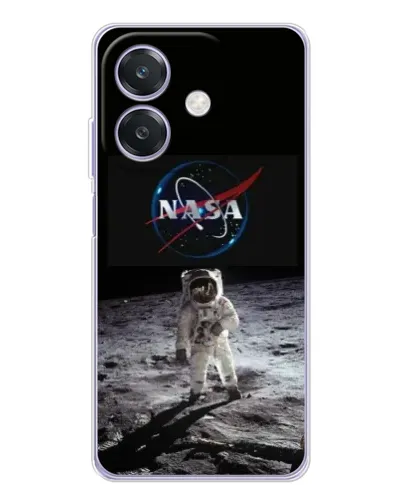 Чохол для OPPO A3x з картинкою «Астронавт на Місяці»
