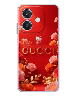 Чохол для OPPO A3x з картинкою «Gucci — золотий сад»