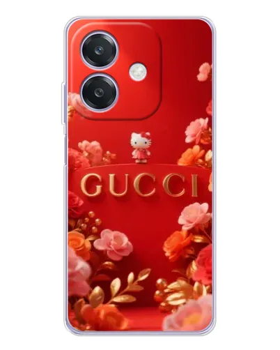 Чохол для OPPO A3x з картинкою «Gucci — золотий сад»