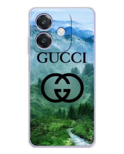 Чохол для OPPO A3x з картинкою «Gucci — гірський пейзаж»