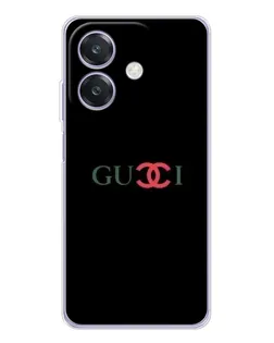 Чохол для OPPO A3x з картинкою «Gucci — червоний градієнт»
