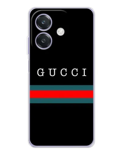 Чохол для OPPO A3x з картинкою «Gucci — червоний пояс»