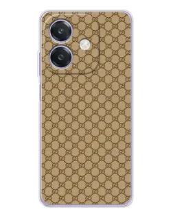 Чохол для OPPO A3x з картинкою «Gucci — класичний беж»