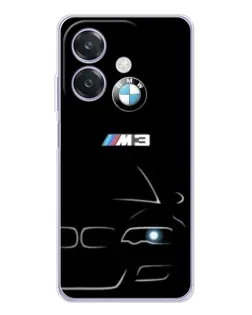 Чохол для OPPO A3x з картинкою «Мінімалістичний принт BMW M3»