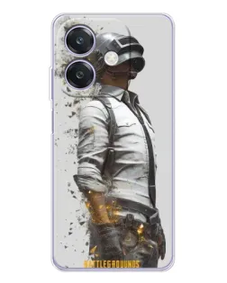 Чохол для OPPO A3x з картинкою «PUBG — боєць у пилу»