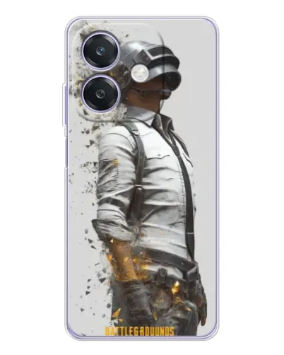 Чохол для OPPO A3x з картинкою «PUBG — боєць у пилу» Чохол для OPPO A3x з картинкою «PUBG — боєць у пилу»
