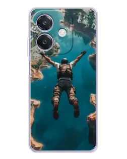 Чохол для OPPO A3x з картинкою «PUBG — вільне падіння»