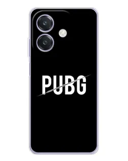 Чохол для OPPO A3x з картинкою «PUBG — білий логотип»