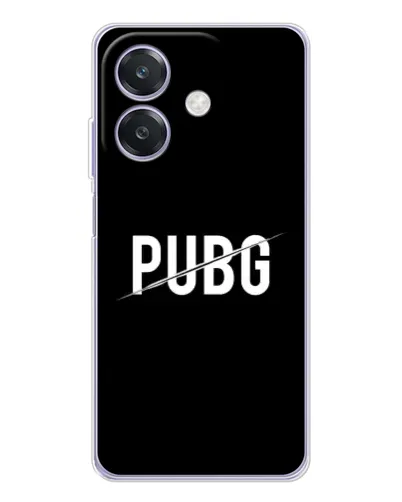 Чохол для OPPO A3x з картинкою «PUBG — білий логотип» Чохол для OPPO A3x з картинкою «PUBG — білий логотип»