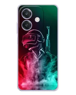 Чохол для OPPO A3x з картинкою «PUBG — вогняний воїн»