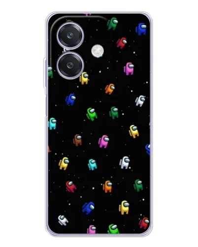 Чохол для OPPO A3x з картинкою «Екіпаж Among Us»