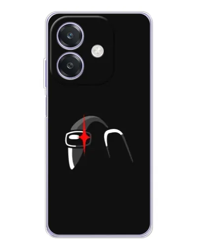 Чохол для OPPO A3x з картинкою «Among Us шолом»