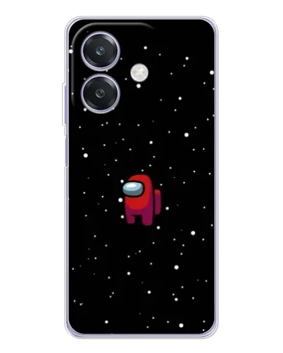 Чохол для OPPO A3x з картинкою «Червоний Among Us»
