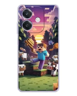 Чохол для OPPO A3x з картинкою «Стів на фермі» Чохол для OPPO A3x з картинкою «Стів на фермі»