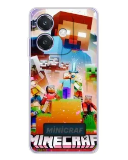 Чохол для OPPO A3x з картинкою «Minecraft герої гри» Чохол для OPPO A3x з картинкою «Minecraft герої гри»