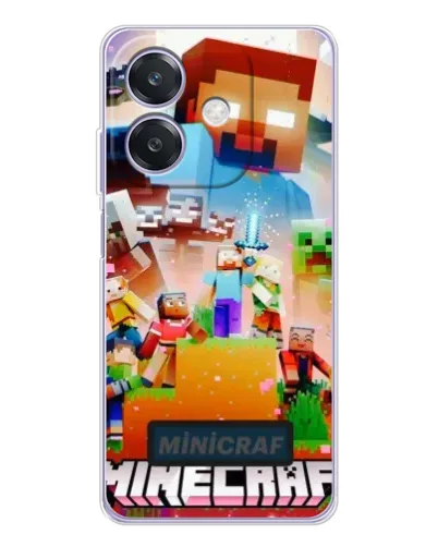 Чохол для OPPO A3x з картинкою «Minecraft герої гри»