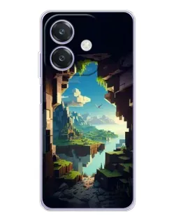 Чохол для OPPO A3x з картинкою «Вид з печери»