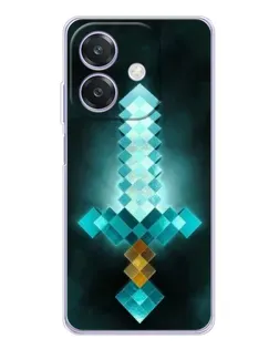 Чохол для OPPO A3x з картинкою «Алмазний меч неон»