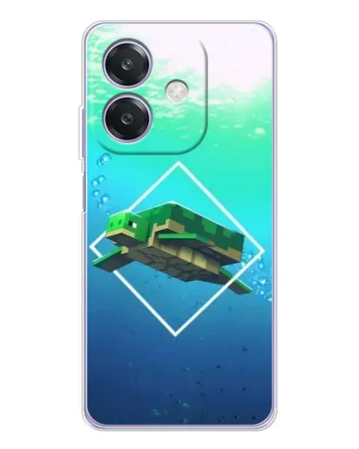 Чохол для OPPO A3x з картинкою «Черепаха Minecraft» Чохол для OPPO A3x з картинкою «Черепаха Minecraft»