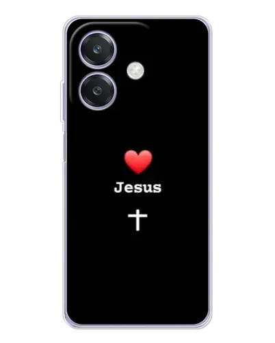 Чохол для OPPO A3x з картинкою «Серце - Jesus»