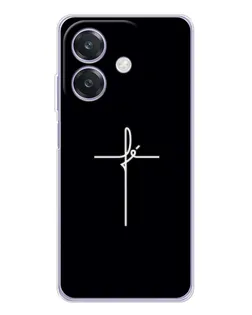 Чехол для OPPO A3x с картинкой «Тонкий крест»
