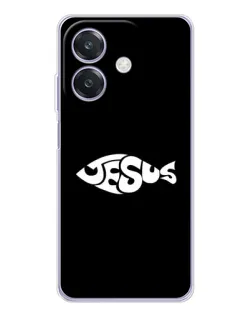 Чехол для OPPO A3x с картинкой «Рыба Jesus»