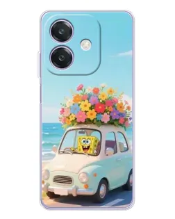 Чехол для OPPO A3x с картинкой «Автомобильное путешествие»