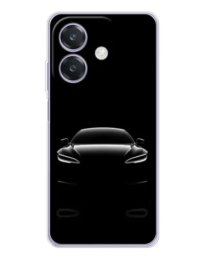 Чохол для OPPO A3x з картинкою «Силует Tesla Night» Чохол для OPPO A3x з картинкою «Силует Tesla Night»