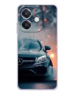 Чохол для OPPO A3x з картинкою «Mercedes — нічне місто»