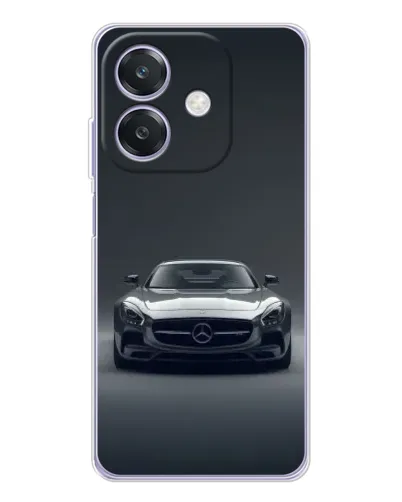 Чохол для OPPO A3x з картинкою «Mercedes на чорному»