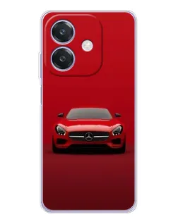 Чохол для OPPO A3x з картинкою «Червоний Mercedes AMG»