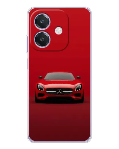 Чохол для OPPO A3x з картинкою «Червоний Mercedes AMG»