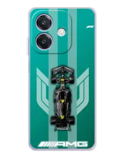 Чохол для OPPO A3x з картинкою «Mercedes AMG Petronas»