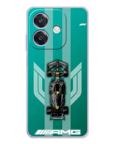 Чохол для OPPO A3x з картинкою «Mercedes AMG Petronas»