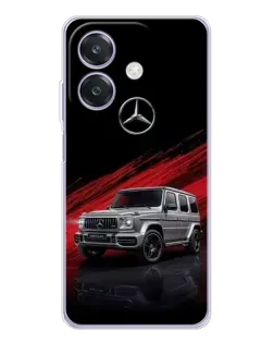 Чохол для OPPO A3x з картинкою «Mercedes G-Class червоний»