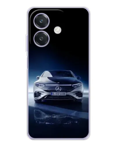 Чохол для OPPO A3x з картинкою «Нічний Mercedes EQ»