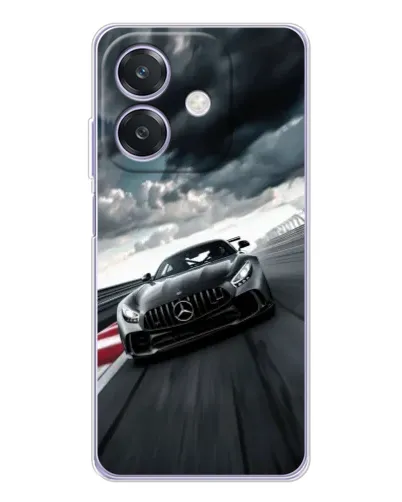 Чохол для OPPO A3x з картинкою «Гоночний Mercedes AMG»
