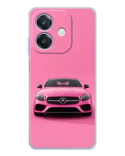 Чехол для OPPO A3x с картинкой «Розовый Mercedes AMG» Чехол для OPPO A3x с картинкой «Розовый Mercedes AMG»