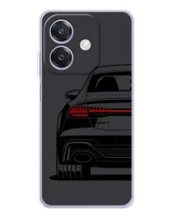 Чохол для OPPO A3x з картинкою «Задня частина Audi — арт»