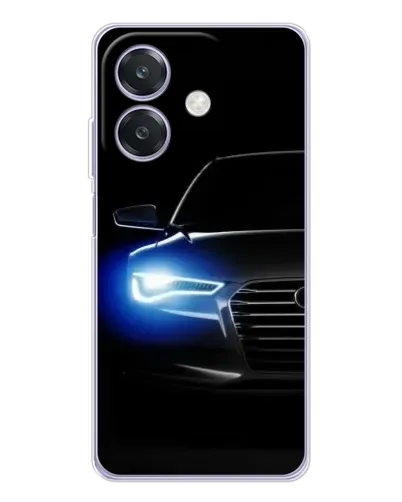 Чохол для OPPO A3x з картинкою «Неоновий погляд Audi»