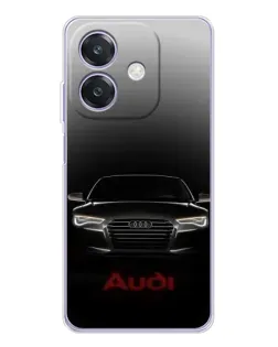 Чохол для OPPO A3x з картинкою «Audi — градієнтний контур»