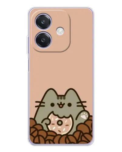 Чохол для OPPO A3x з картинкою «Кавовий Пушин» Чохол для OPPO A3x з картинкою «Кавовий Пушин»